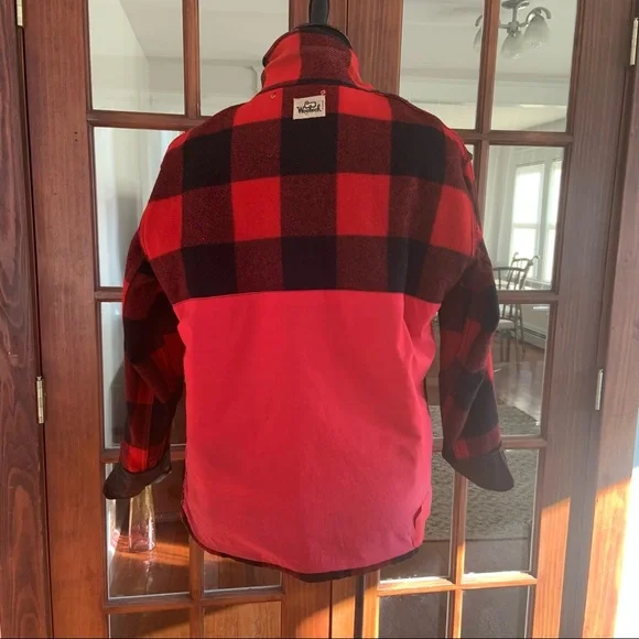 Vintage 1960’s Woolrich Buffalo Plaid Wool Jacket - Picture 6 of 13